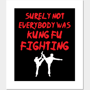 Funny Surely Not Everybody Was Kung Fu Pun Posters and Art